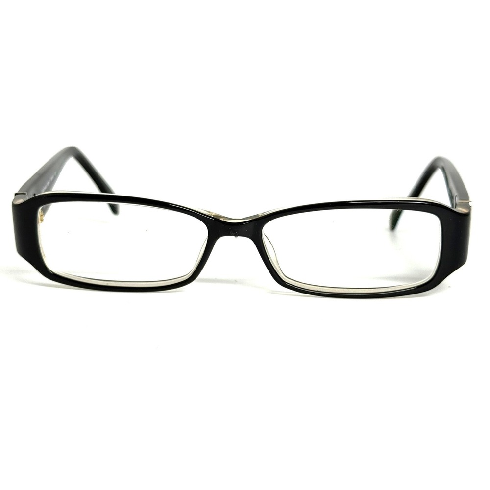 Michael Kors MK850 Black Gold Logo Rectangular Eyeglass Frames 53-15-135